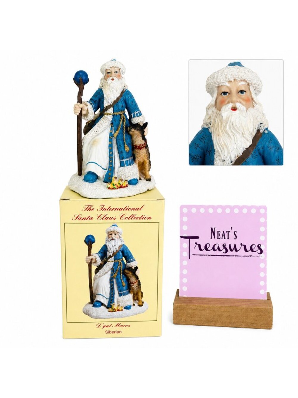 The International Santa Claus 2005 D'YED MOROZ SIBERIAN 5" Christmas Figurine